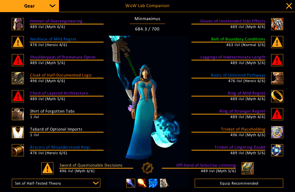 Character snapshots
